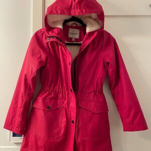 URBAN REPUBLIC Girls Sherpa Lined Rain Jacket